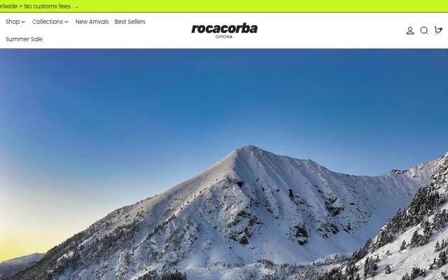 Rocacorba Clothing Girona storefront