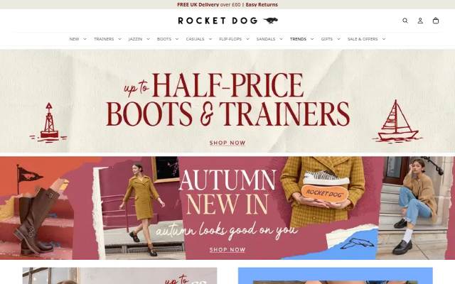 Rocket Dog UK storefront