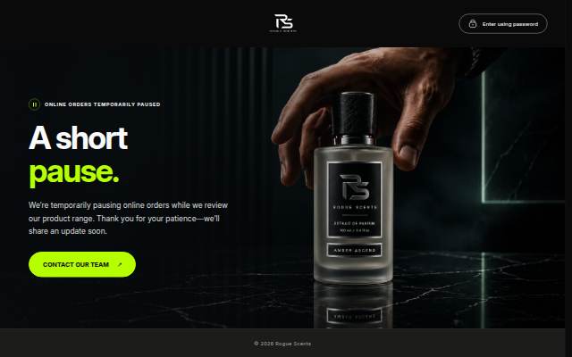 Rogue Scents storefront