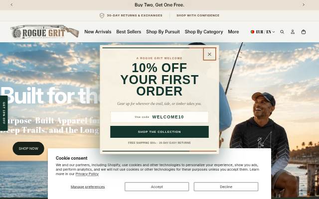 Rogue Grit storefront