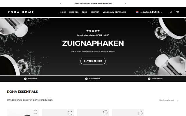 ROHA storefront
