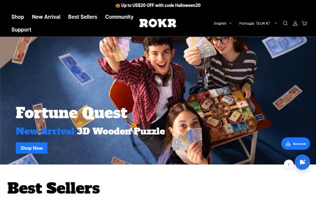 ROKR storefront