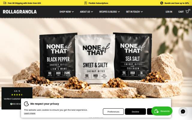 Rollagranola storefront