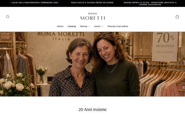Roma Moretti storefront