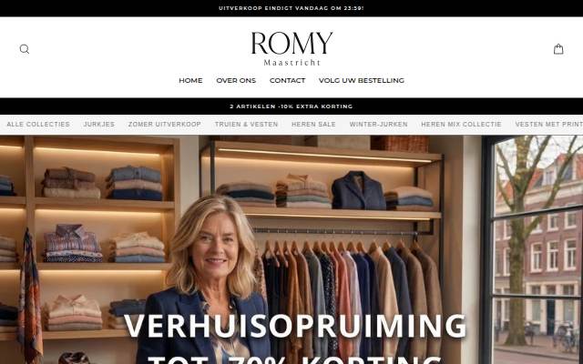 Romy Maastricht storefront
