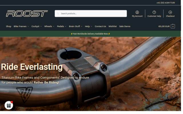 Montra da Roost bike - Titanium Bikes and Components