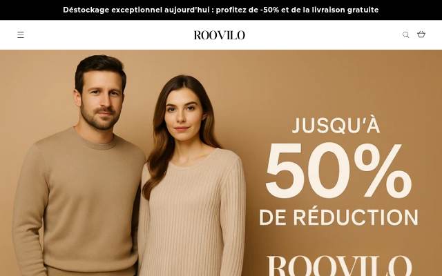 Roovilo france storefront