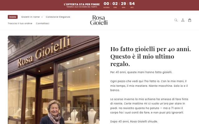 Rosa Gioielli storefront