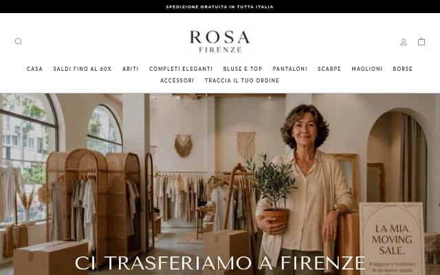 Rosa Firenze storefront