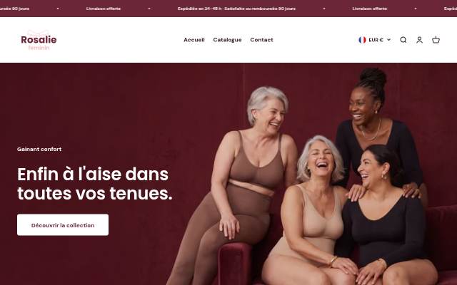 Startseite von Rosalie Feminin