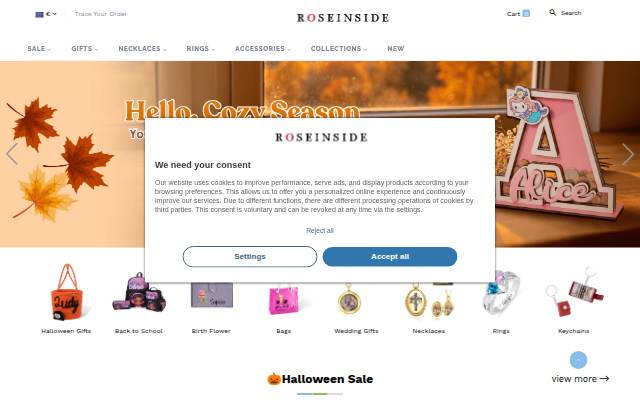 Create Your Personalized Women's Jewelry, Necklace, Ring, Gifts and More! storefront