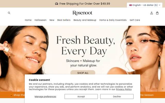 Rosenoot storefront
