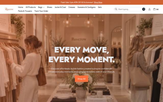 Roserow storefront