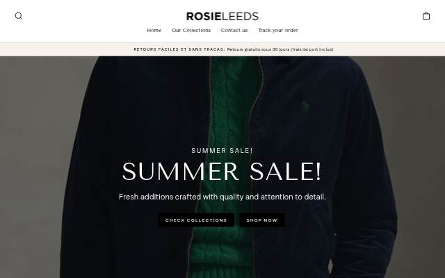 Rosie-leeds.com storefront