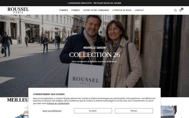 Roussel Paris storefront