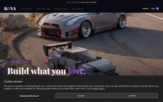 Rova storefront