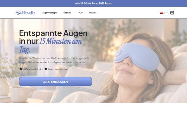 Startseite von Rovelia DE