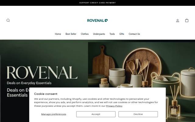 Rovenal storefront