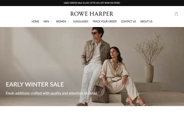 Rowe Harper storefront