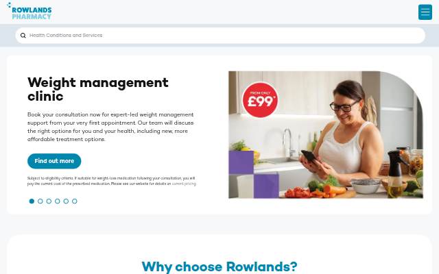 Vitrine de Rowlands Pharmacy