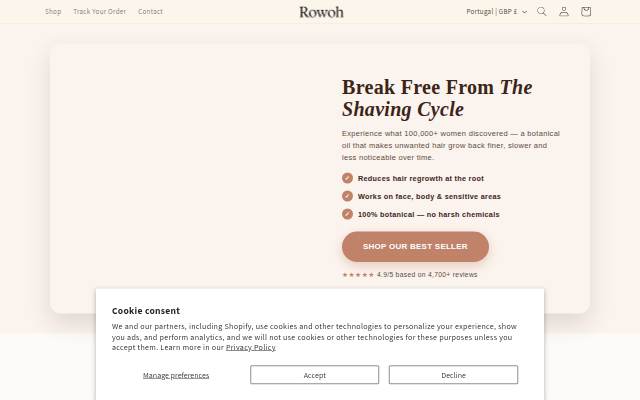Rowoh storefront