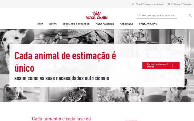 Nutrição storefront