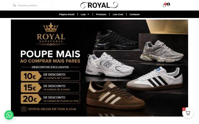 Royal Sapataria storefront