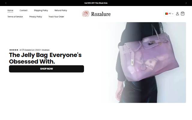 Montra da Shop Rozalure