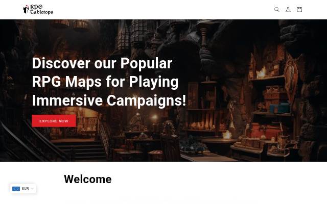 RPG Tabletops storefront