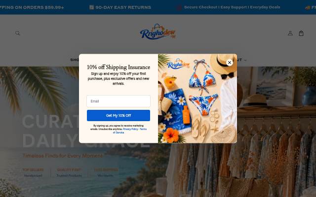 Rrighodew.com storefront