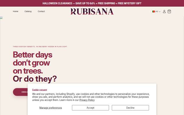 Startseite von RUBISANA