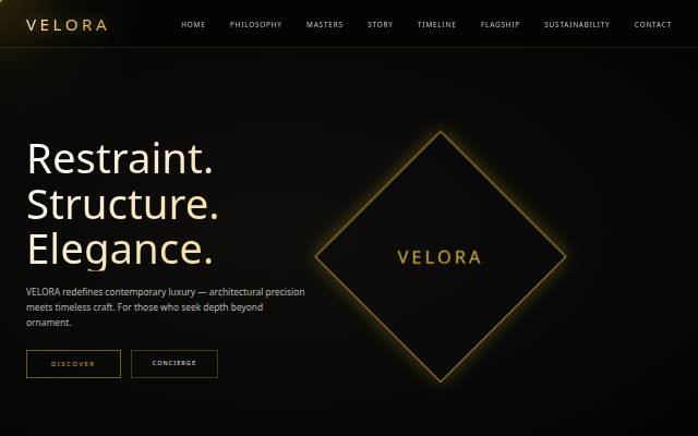 VELORA storefront