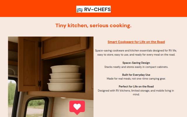 Sales Page storefront