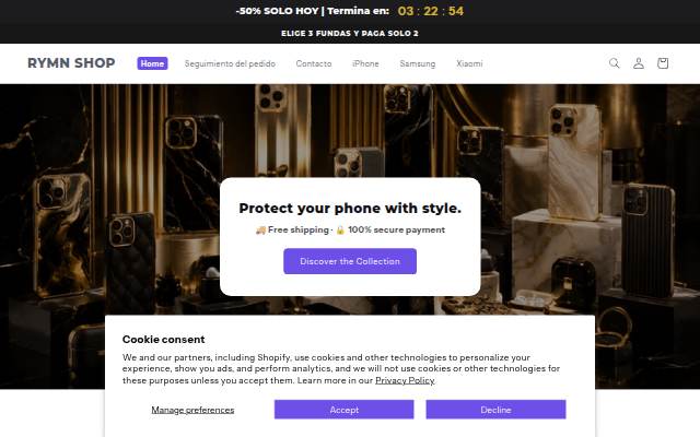 RYMN SHOP storefront
