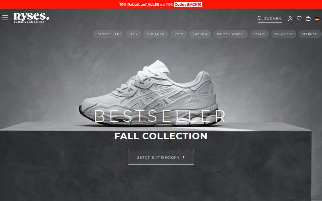 Ryses storefront