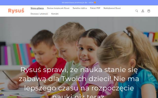 Rysuś storefront