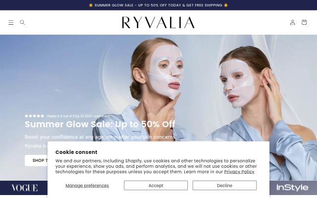 Ryvalia storefront