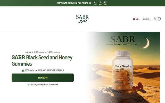 Sabr Stack storefront