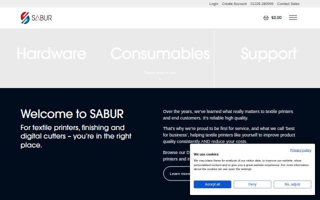 Sabur Digital storefront