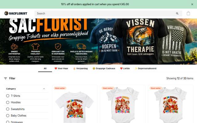 Sacflorist storefront