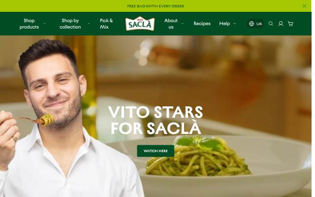 Italian Food Online storefront
