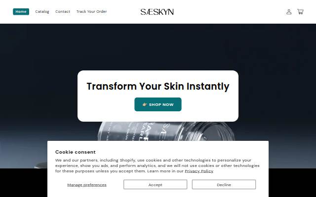 SAESKYN storefront