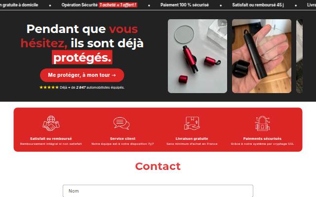 SafeBreak-X storefront