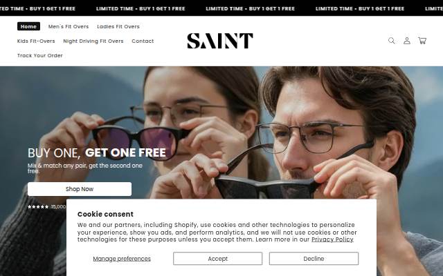 SAINT storefront