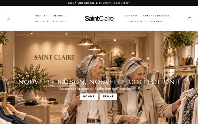 Saintclaire storefront