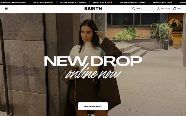SAINTH storefront