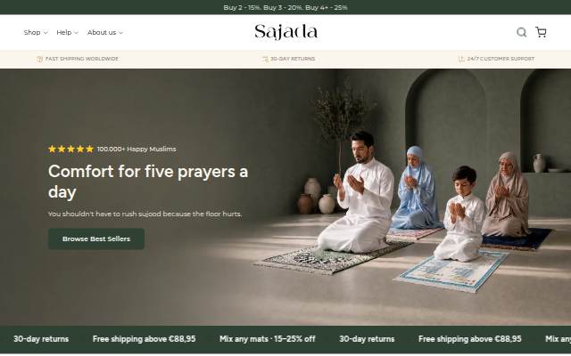 Sajada storefront