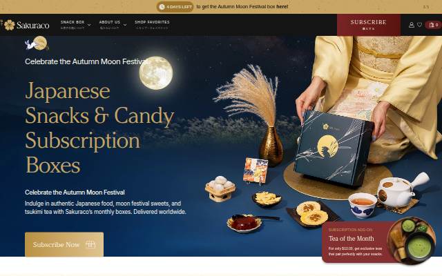 Sakuraco | Japanese Snacks &amp; Candy Subscription Box storefront