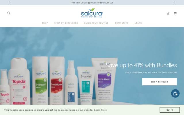 Salcura Natural Skin Therapy storefront