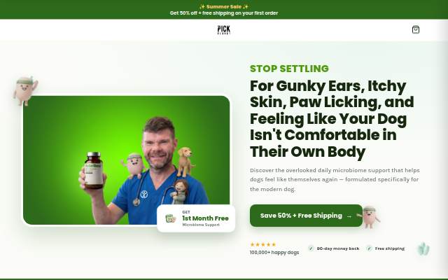 BetterBlend Microbiome Support — Summer Sale storefront